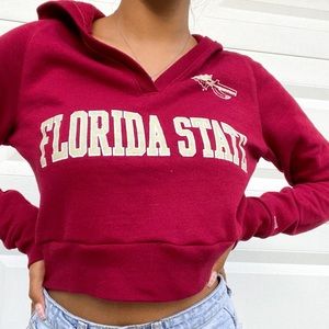 Cropped FSU Hoodie